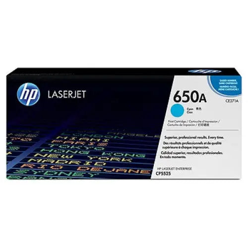 HP original Colour LaserJet CE271A Toner cartridge cyan standard capacity 15.000 pages 1-pack - Тонери<<<Консумативи