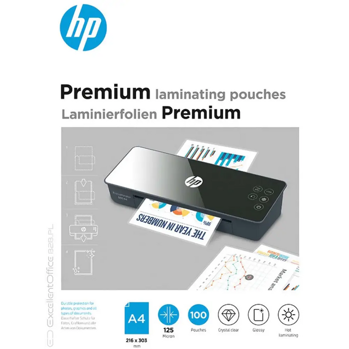 HP Premium lamination film A4 100 pc(s) - Lamination foilsBIU-FOL<<<Office equipmentBIU<<<ActionPL