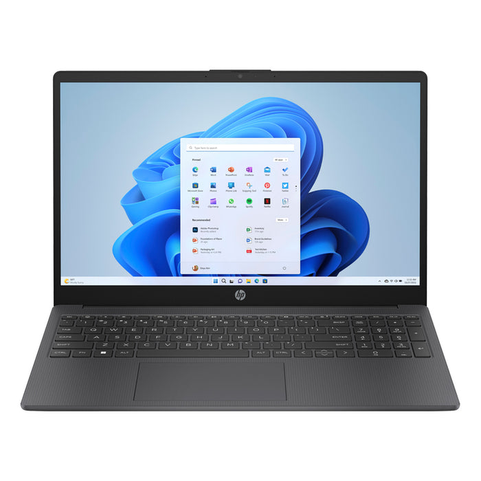 Laptop HP 15-FC0027NU C86KDEA 15.6 ", AMD RYZEN 5 7520U, RAM 16 GB, SSD 512 GB, AMD RADEON GRAPHICS, WINDOWS 11, CHALKBOARD GRAY