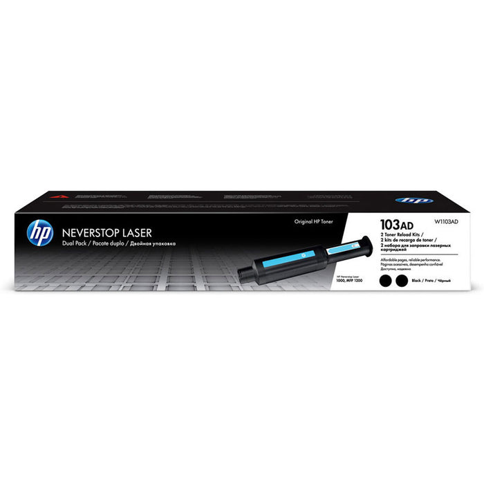 HP 103AD Neverstop Toner Reload Kit 2-Pack