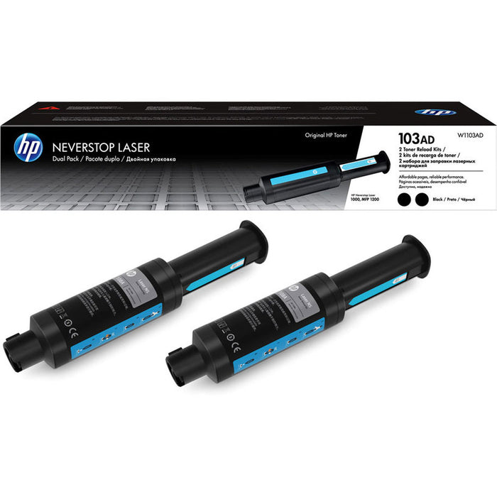 HP 103AD Neverstop Toner Reload Kit 2-Pack