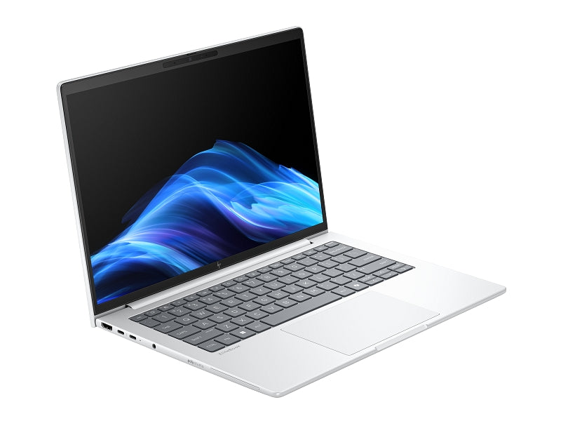 HP EliteBook 8 G1i AI 14" Glacier Silver, Ultra 7-255U(up to 5.2GH/12MB/12C), 14" WUXGA AG 300nits, 32GB 5600Mhz 1DIMM, 1TB PCIe SSD, WiFi 7 + BT 5.4, Backlit Kbd, FPR, Smart Card Reader, 3C Batt, Win 11 Pro, 3Y Offsite
