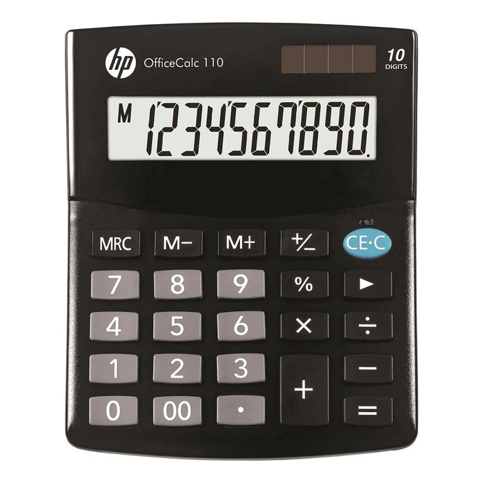 HP Calculator office HP OC 110/INT BX, 10-digit display, 125x101x33mm, black