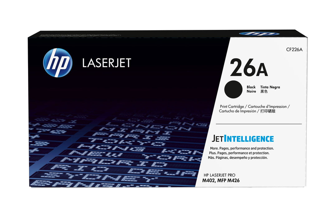 HP 26A Black Original LaserJet Toner Cartridge (CF226A)