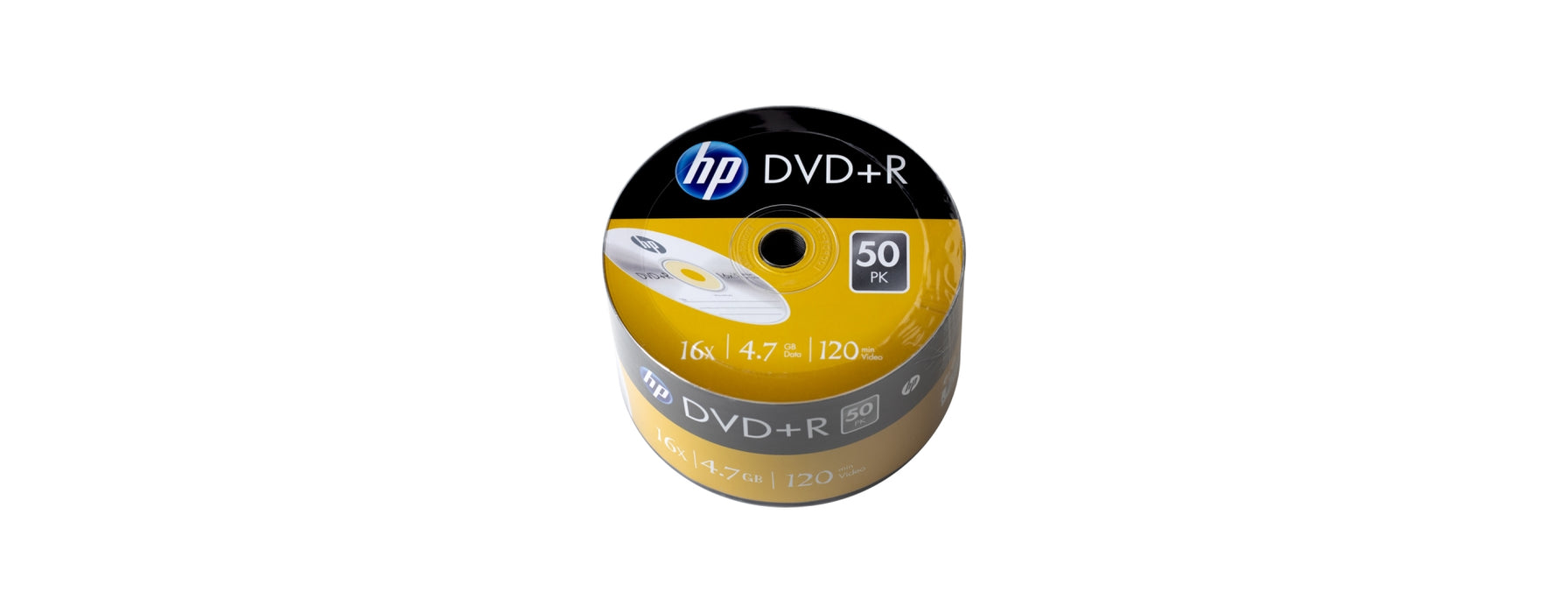 HP DVD+R 4.7GB 16X 50 pcs in cellophane