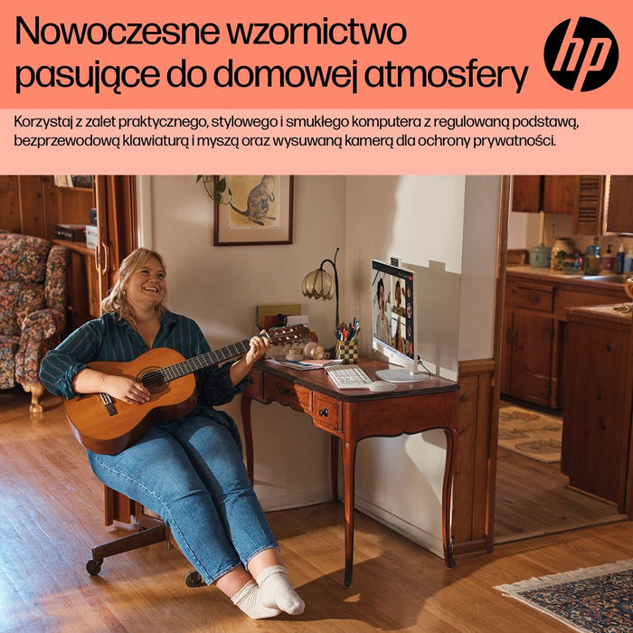 HP 24-cr0312nw AMD Ryzen™ 5 7520U 60.5 cm (23.8") 1920 x 1080 px All-in-One PC 16 GB LPDDR5-SDRAM 512 GB SSD Windows 11 Home Wi-Fi 6 (802.11ax) White