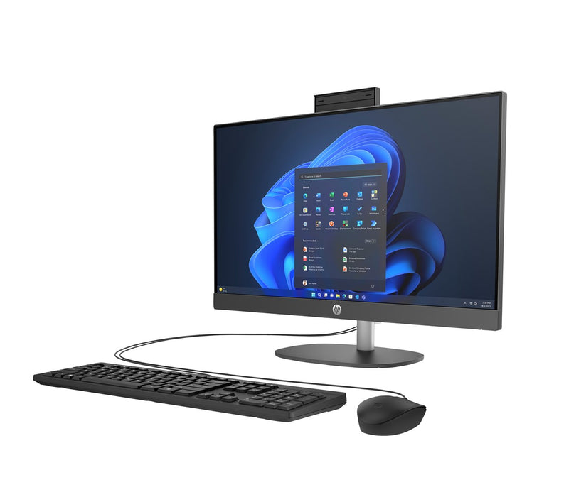 HP ProOne 240 G10 Desktop PC Intel Core Ultra 7 155U 60,5 cm (23.8") 1920 x 1280 px All-in-One PC 16 GB DDR5-SDRAM 512 GB SSD Windows 11 Pro Wi-Fi 6 (802.11ax) White