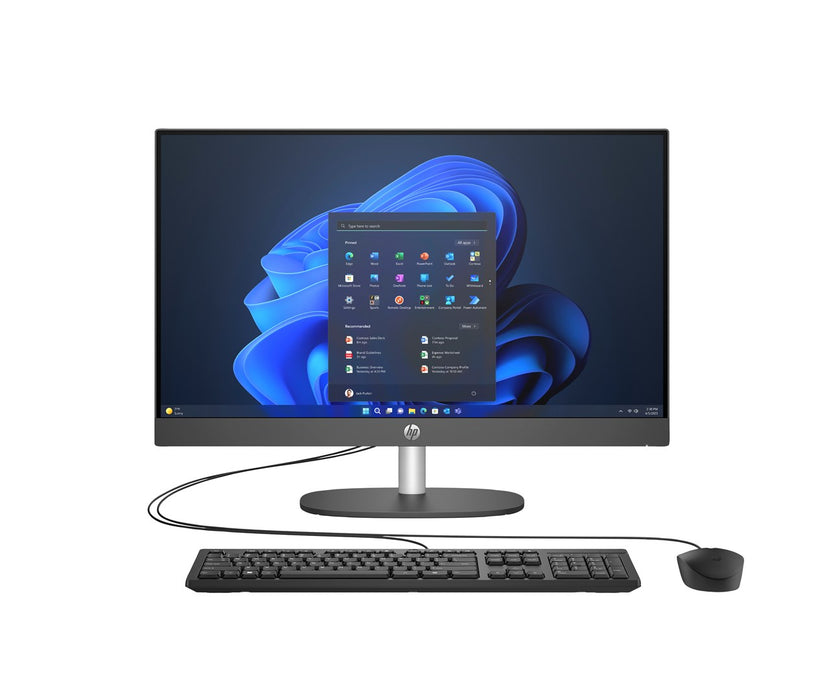 HP ProOne 240 G10 Desktop PC Intel Core Ultra 7 155U 60,5 cm (23.8") 1920 x 1280 px All-in-One PC 16 GB DDR5-SDRAM 512 GB SSD Windows 11 Pro Wi-Fi 6 (802.11ax) White
