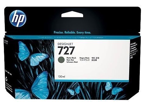 Ink cartridge HP - 727, for Designjet t1500/t2500/t2530, Matte Black