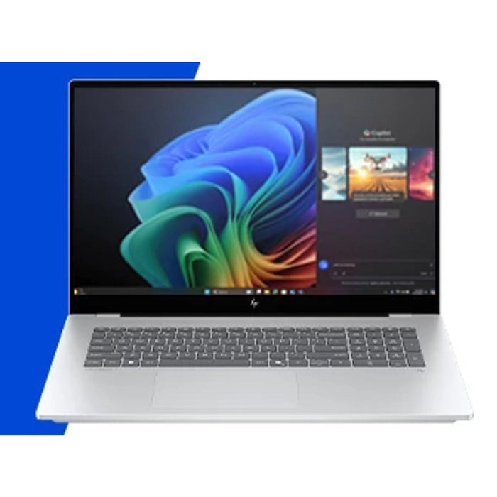 HP OmniBook 7 Next Gen AI 17-DC0073CL Copilot+ PC Intel Core Ultra 7 258V Laptop 43.9 cm (17.3") Full HD touchscreen 32 GB LPDDR5x-SDRAM 1 TB SSD NVIDIA GeForce RTX 4050 Wi-Fi 6E (802.11ax) Windows 11 Home Silver New Repack/Repacked
