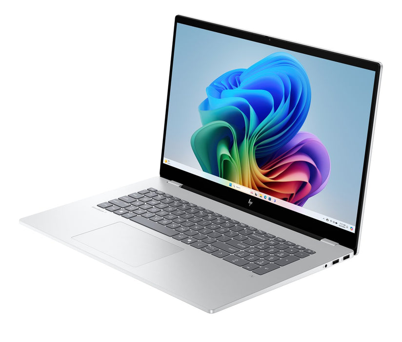 HP OmniBook 7 Next Gen AI 17-DC0073CL Copilot+ PC Intel Core Ultra 7 258V Laptop 43.9 cm (17.3") Full HD touchscreen 32 GB LPDDR5x-SDRAM 1 TB SSD NVIDIA GeForce RTX 4050 Wi-Fi 6E (802.11ax) Windows 11 Home Silver New Repack/Repacked