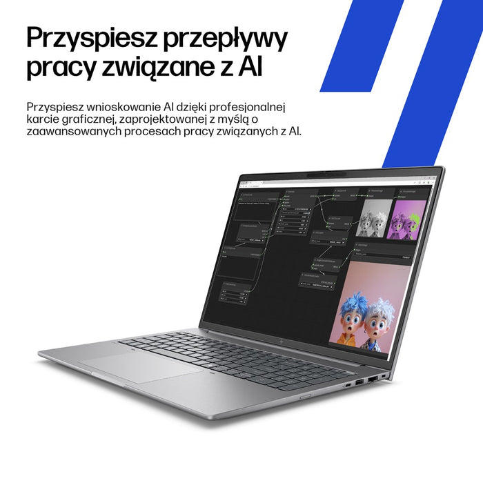 HP ZBook 8 G1ak Copilot+ PC AMD Ryzen AI 7 PRO 350 Mobile workstation 35.6 cm (14") WUXGA 16 GB DDR5-SDRAM 1 TB SSD Wi-Fi 7 (802.11be) Windows 11 Pro AI Workstation, AI PC Silver