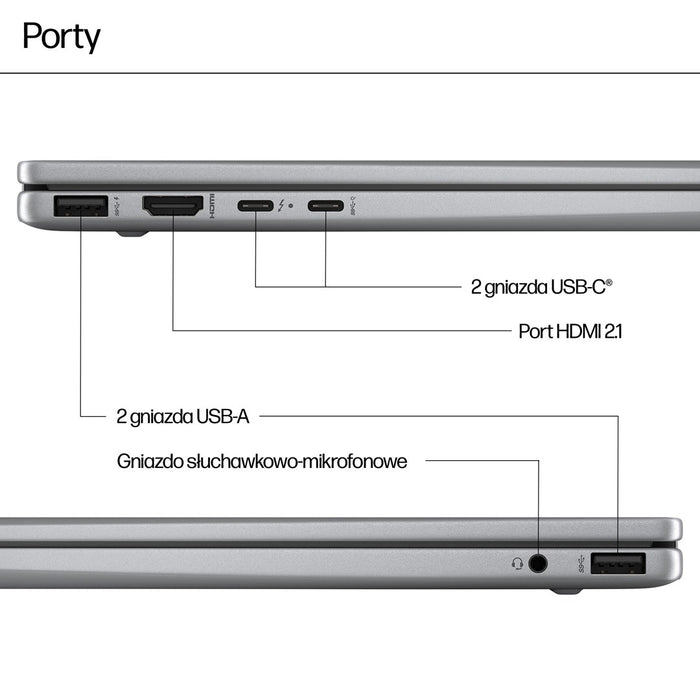 HP ENVY x360 14-fa0016nw AMD Ryzen™ 7 8840HS 2-in-1 Laptop 35.6 cm (14") 2K Touchscreen 16 GB LPDDR5 SDRAM 512 GB SSD Wi-Fi 7 (802.11be) Windows 11 Home AI PC Silver