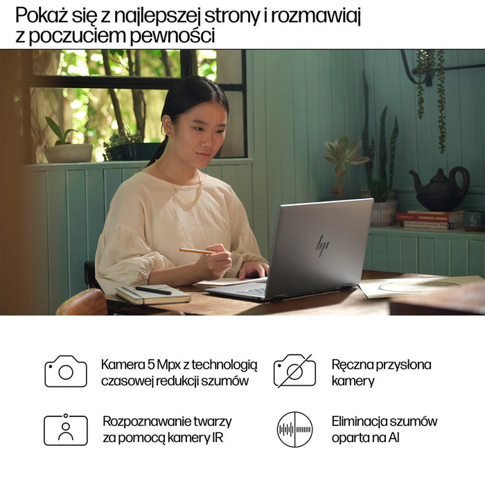 HP ENVY x360 14-fa0016nw AMD Ryzen™ 7 8840HS 2-in-1 Laptop 35.6 cm (14") 2K Touchscreen 16 GB LPDDR5 SDRAM 512 GB SSD Wi-Fi 7 (802.11be) Windows 11 Home AI PC Silver