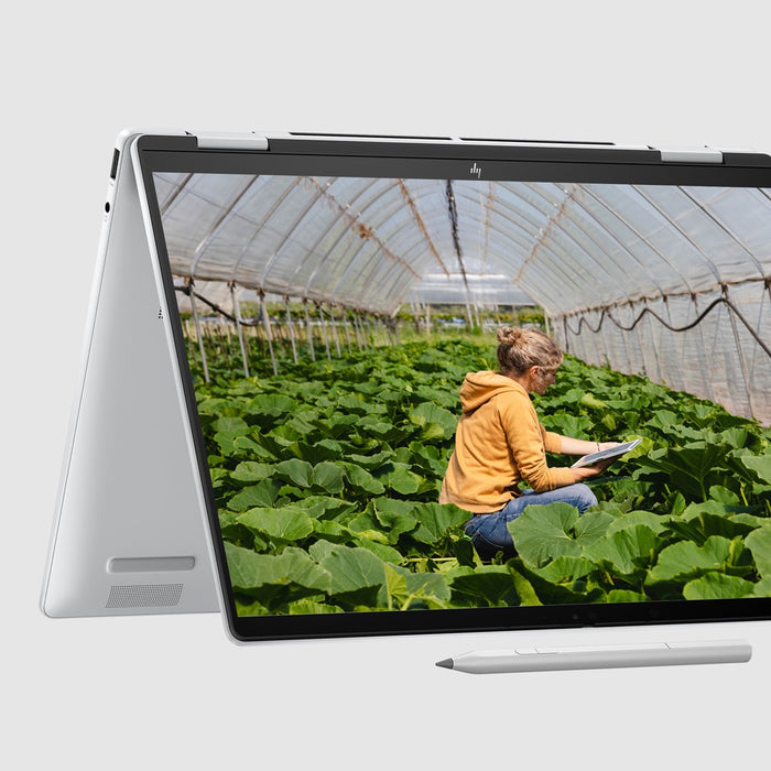 HP ENVY x360 14-fa0016nw AMD Ryzen™ 7 8840HS 2-in-1 Laptop 35.6 cm (14") 2K Touchscreen 16 GB LPDDR5 SDRAM 512 GB SSD Wi-Fi 7 (802.11be) Windows 11 Home AI PC Silver