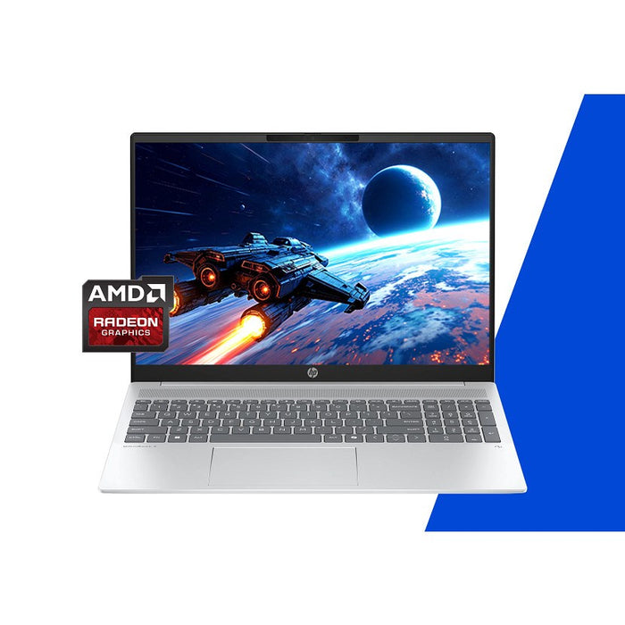 HP OmniBook 5 16-bc1019nw AMD Ryzen™ 7 8840U Laptop 40.6 cm (16") 2K 16 GB LPDDR5-SDRAM Wi-Fi 6E (802.11ax) FreeDOS AI PC Silver