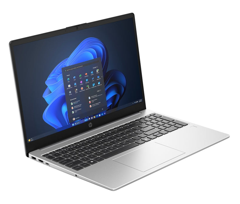 HP 250R G10 Intel Core 5 120U Laptop 39.6 cm (15.6") Full HD 16 GB DDR5-SDRAM 512 GB SSD Wi-Fi 6 (802.11ax) Windows 11 Pro Silver