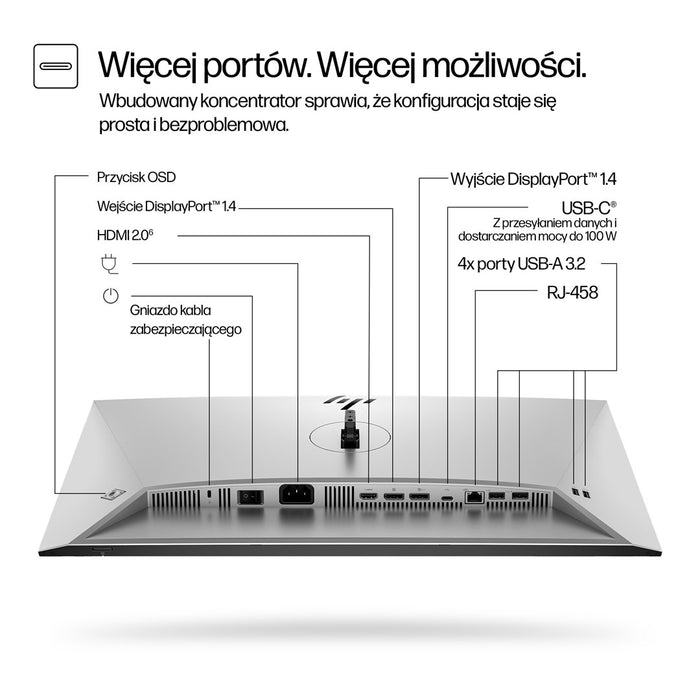 Monitor HP 724pu WUXGA 24" 100 Hz