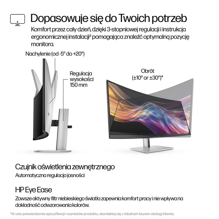 HP Series 7 Pro 37.5 inch WQHD+ Thunderbolt 4 Monitor - 738pu