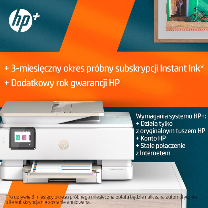 HP ENVY Inspire 7920e All-In-One A4 Color Dual-band USB 2.0 WiFi Print Scan Copy Inkjet 15/10ppm