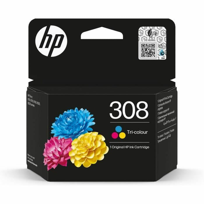 Original Ink Cartridge HP 308 Black Cyan/Magenta/Yellow (1 Unit)