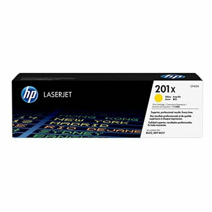 HP 201X High Capacity Yellow Original LaserJet Toner Cartridge (CF402X)