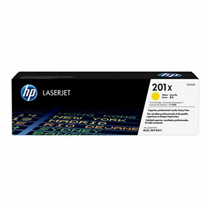 HP 201X High Capacity Yellow Original LaserJet Toner Cartridge (CF402X)