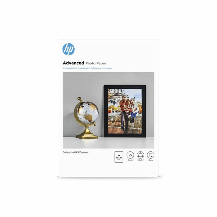 HP Advanced Glossy Photo Paper-25 sht/A4/210 x 297 mm