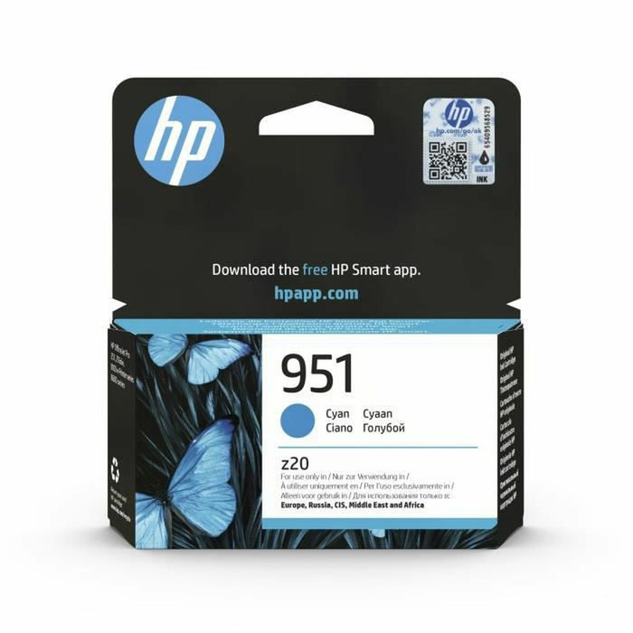 HP 951 original Ink cartridge CN050AE BGX cyan standard capacity 700 pages 1-pack Officejet