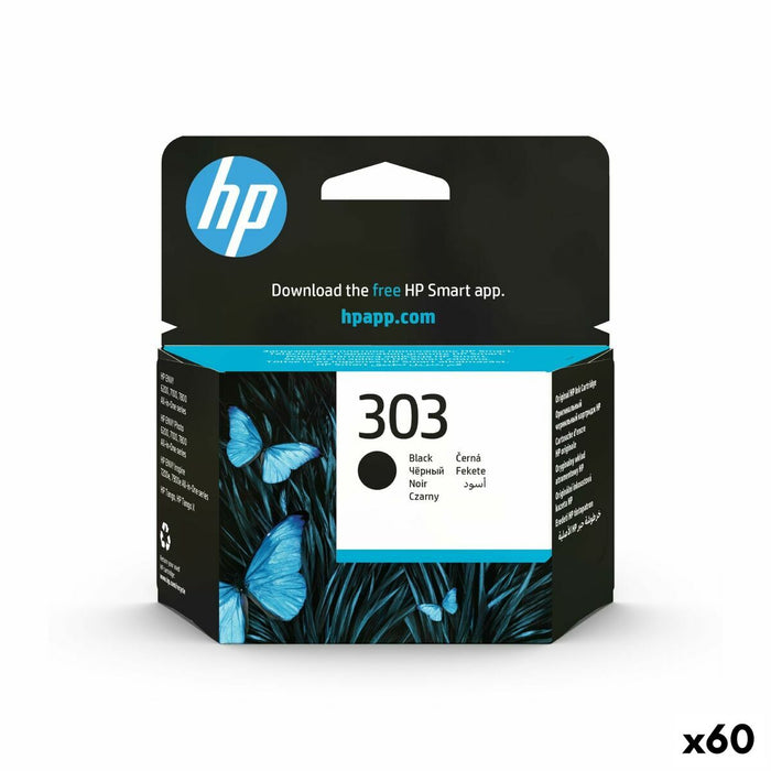 Original Ink Cartridge HP ENVY PHOTO 6230,7130,7134,7830 -Nº 303 Black (60 Units)