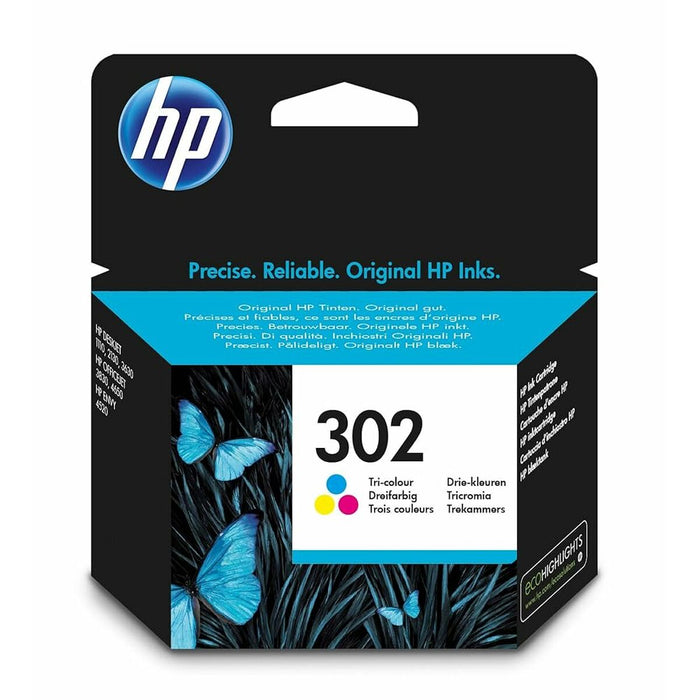 Original Ink Cartridge HP Officejet 3830 All-in-One Nº 302 Tricolour (60 Units)