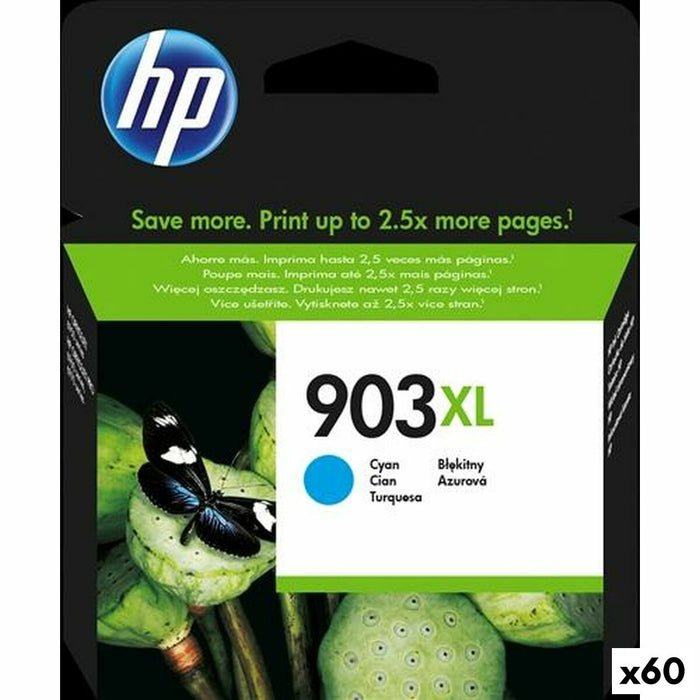 Original Ink Cartridge HP 903XL Cyan (60 Units)