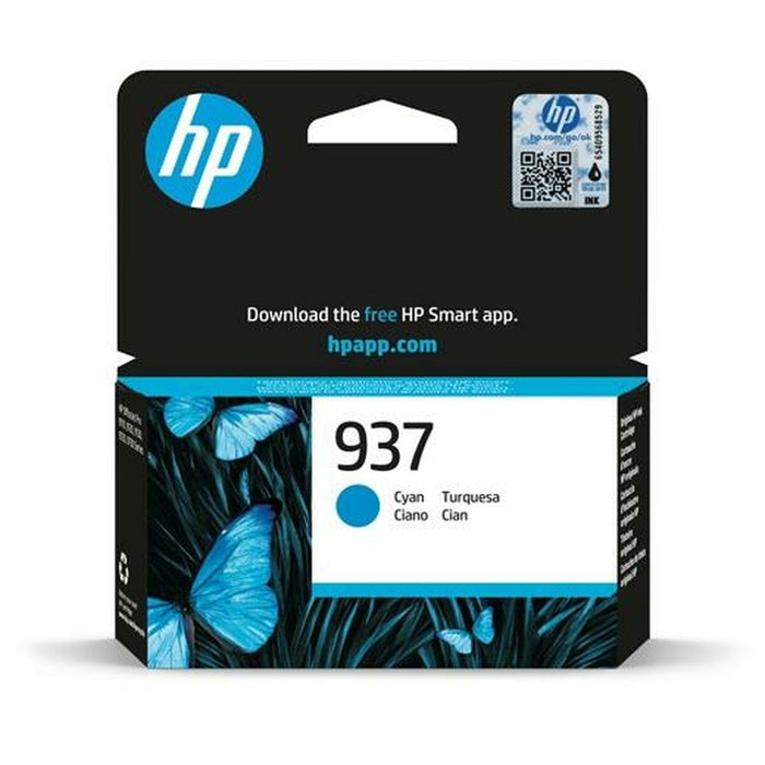 Original Ink Cartridge HP 937 Cyan (50 Units)