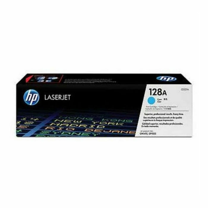 HP 128A Cyan LaserJet Toner Cartridge