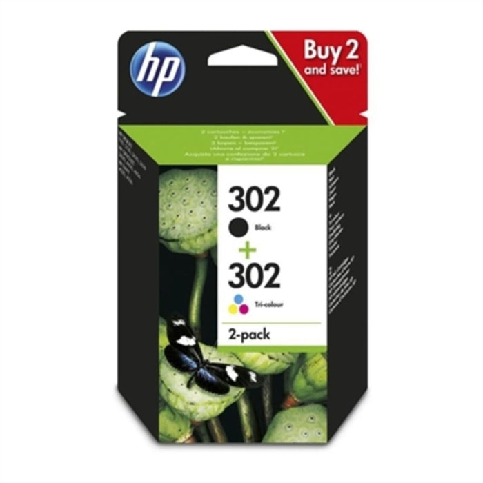 HP 302 2-pack Black/Tri-color Original Ink Cartridges