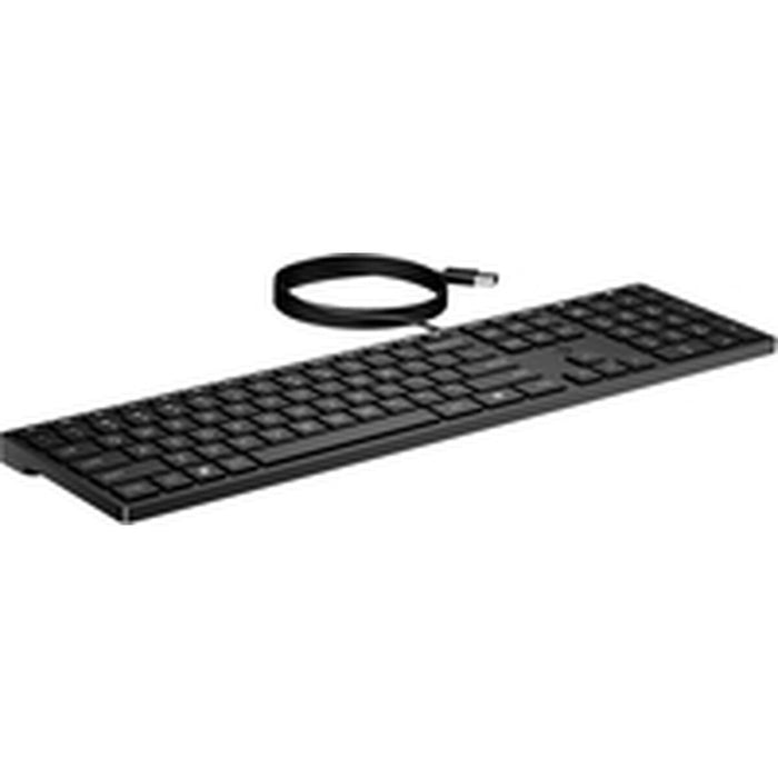 Keyboard and Mouse HP 9SR37UT Black