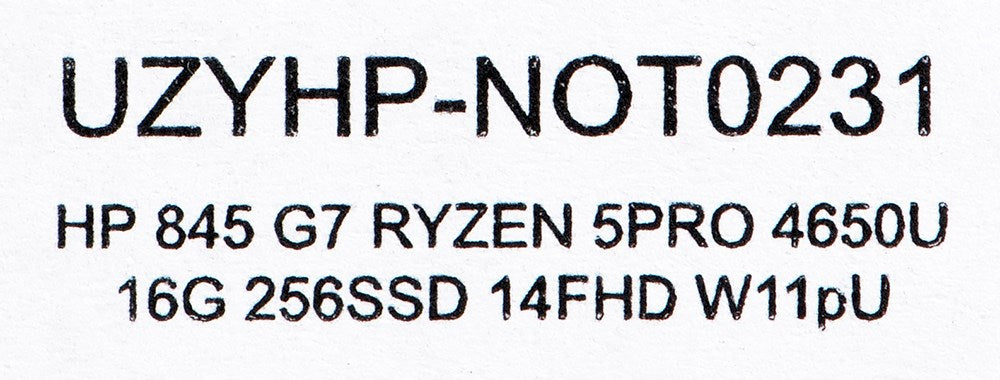 HP EliteBook 845 G7 AMD RYZEN 5 PRO 4650U 16GB 256GB SSD 14" FHD Win11pro Used  US QWERTY