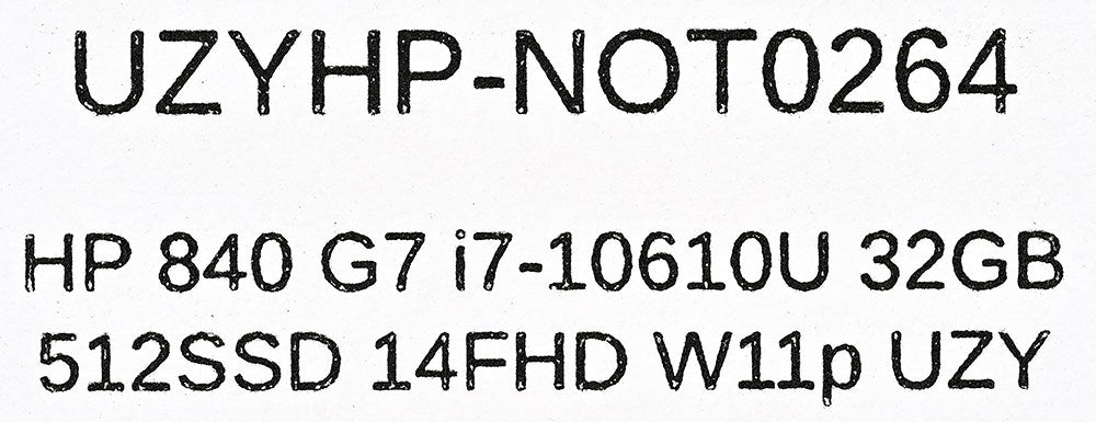 HP EliteBook 840 G7 i7-10610U 32GB 512GB SSD 14" FHD Win11pro Used