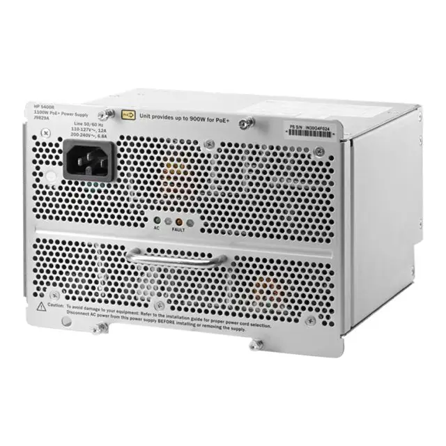 HPE 5400R 1100W PoE+ zl2 Power Supply - Комутатор - PoE<<<Мрежи<<<Мрежи и умен дом<<<ALSO