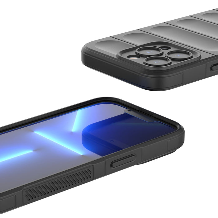 Magic Shield Case for iPhone 13 Pro flexible armored cover black