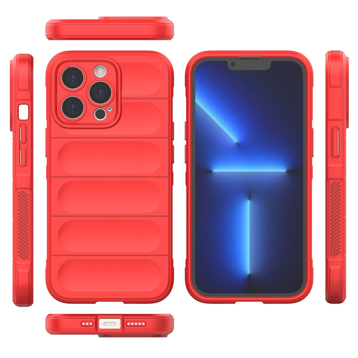 Magic Shield Case for iPhone 13 Pro flexible armored cover red