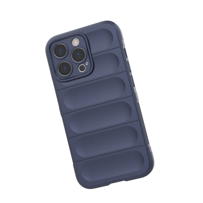 Magic Shield Case for iPhone 13 Pro flexible armored cover dark blue