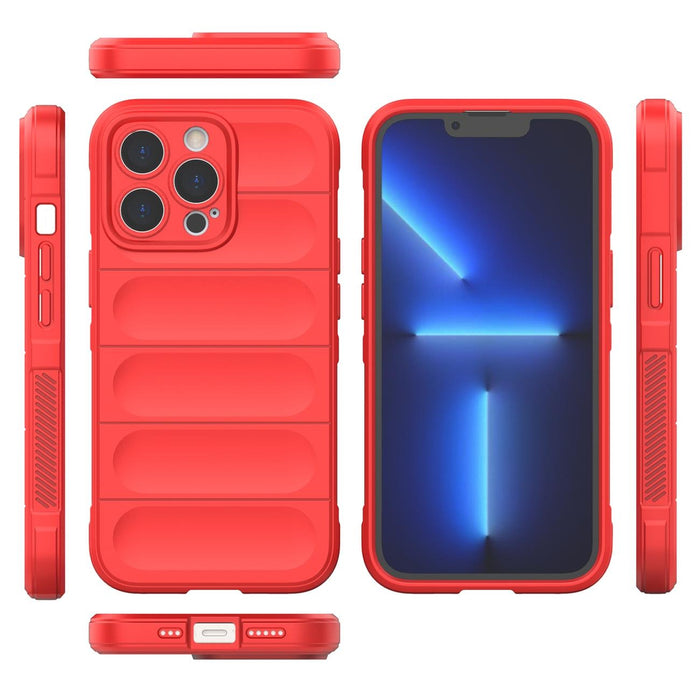 Magic Shield Case for iPhone 13 Pro Max flexible armored cover red