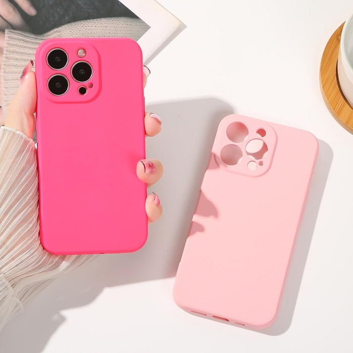 Silicone case iPhone 14 Plus silicone cover mint green