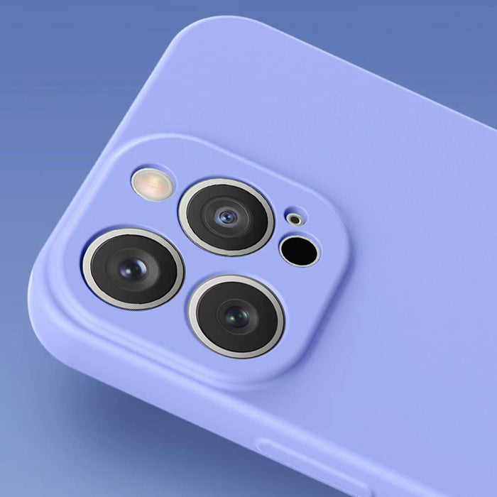Silicone case iPhone 14 Plus silicone cover light blue