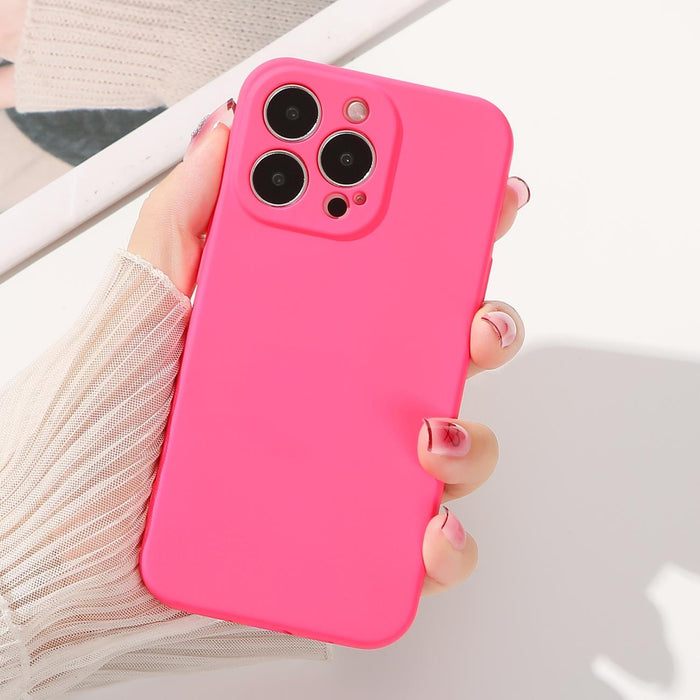 Silicone case iPhone 14 Plus silicone cover light blue