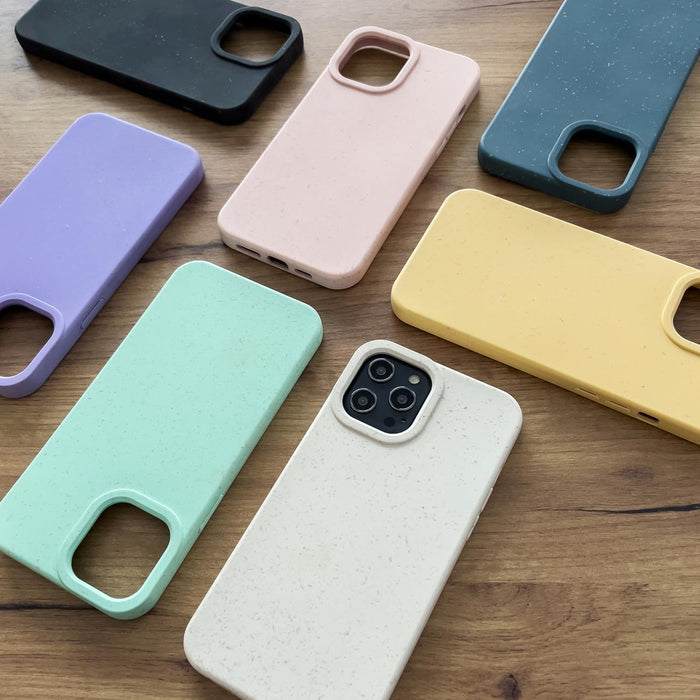 Eco Case case for iPhone 14 Plus silicone degradable cover white