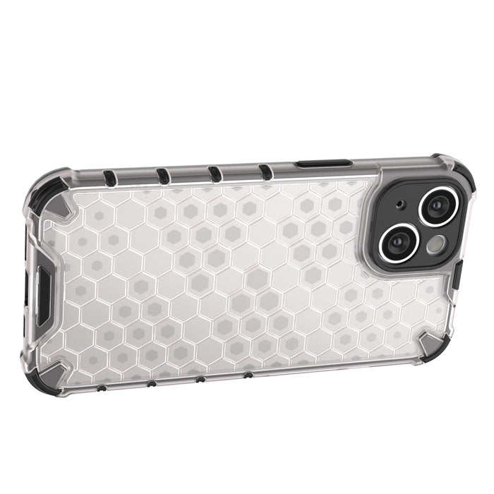 Honeycomb case for iPhone 14 Plus armored hybrid cover black