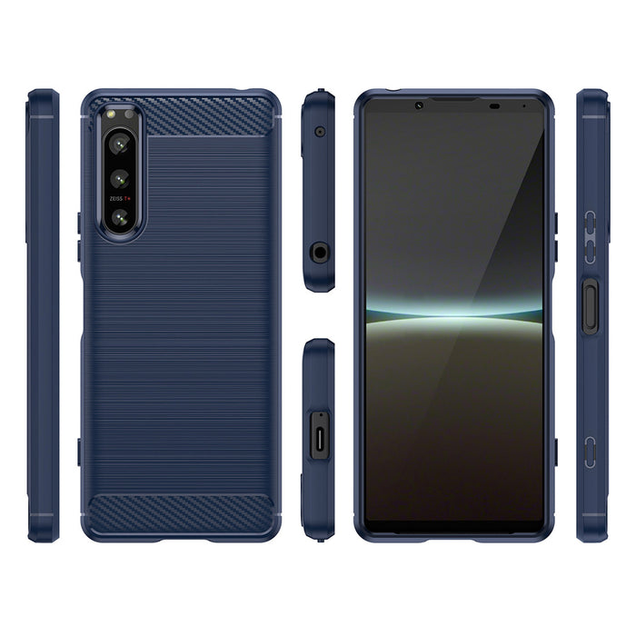 Thunder Case for Xiaomi Poco F4 5G silicone armor case blue