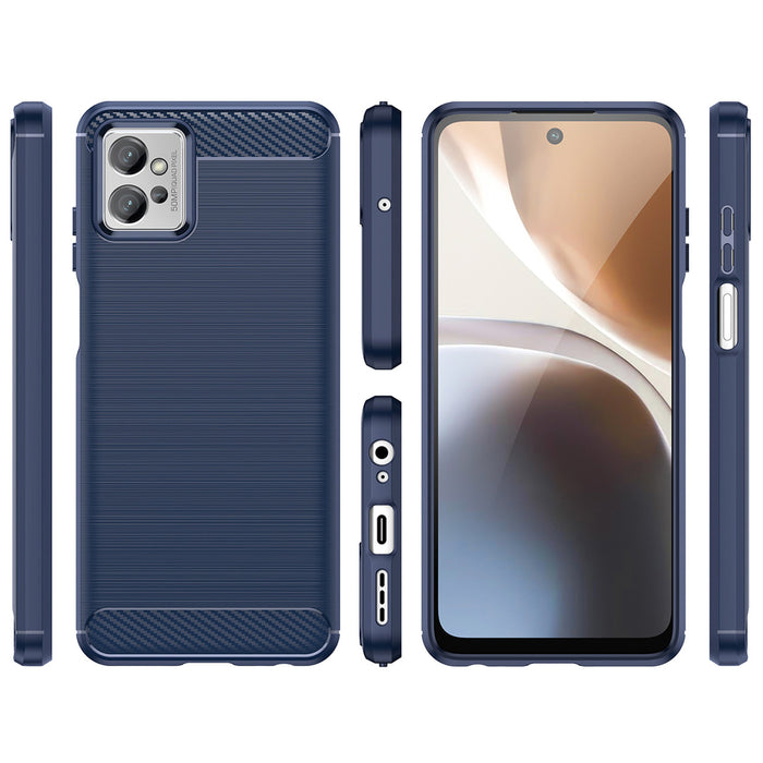 Carbon Case for Realme Narzo 50 5G flexible silicone carbon cover black